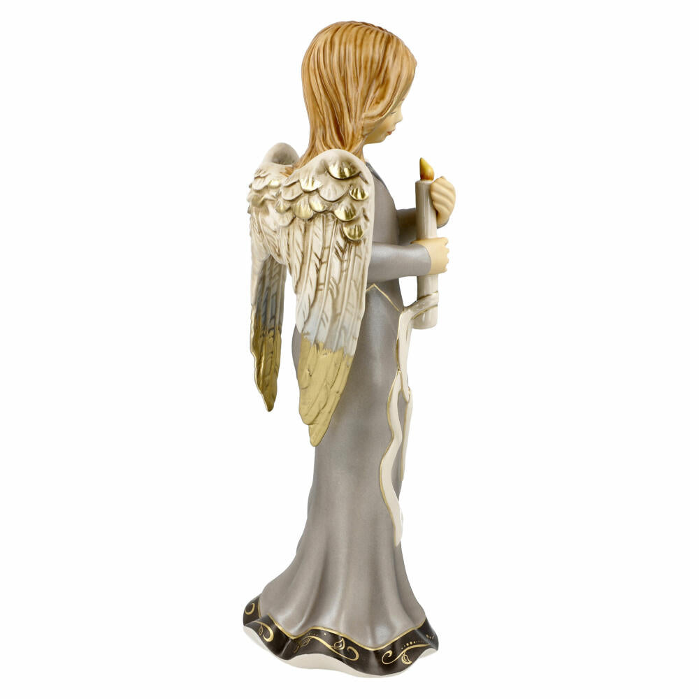 Goebel Guardian Angel Gloria - In the Shadow, Decorative Figure, Stoneware, Black, 28.5 cm, 41645061