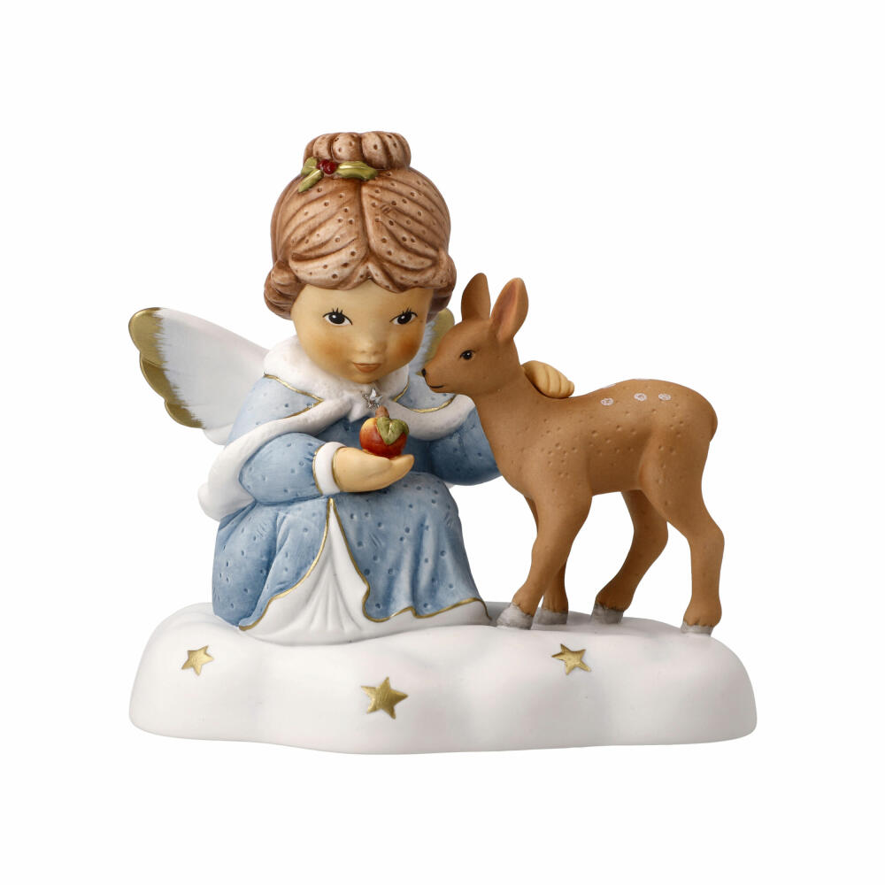 Goebel Angel I'll take care of you, decorative figure, porcelain, colored, 14.5 cm, 11751031