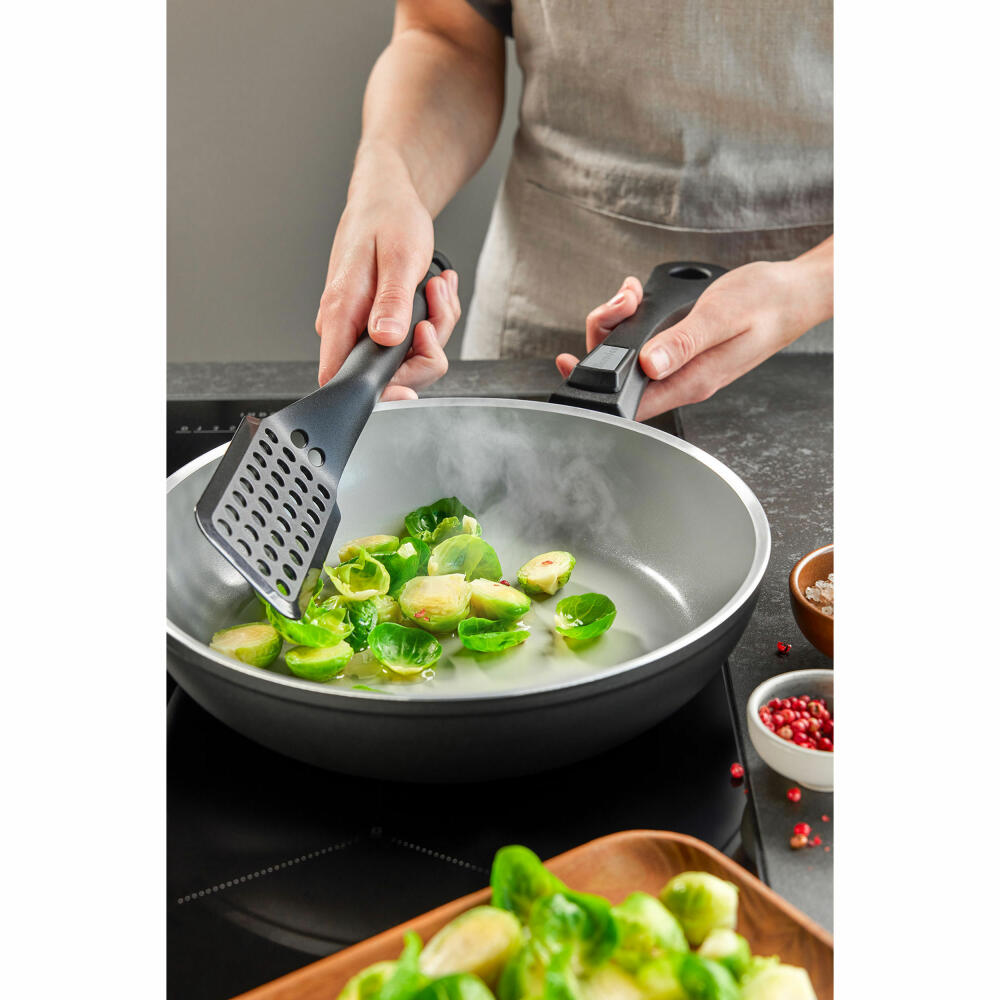 Berndes b.perfect universal pan, pan, frying pan, suitable for induction, forged aluminum, black, Ø 30 cm, 0002570130