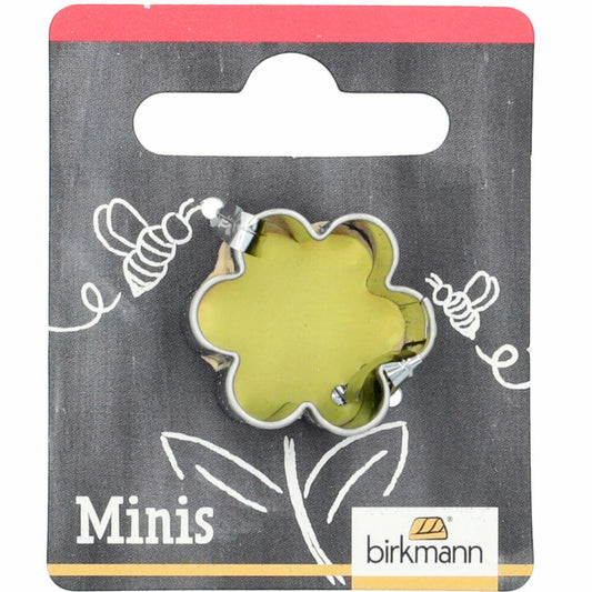 Birkmann Mini Cookie Cutter Rosette, Cookie Cutter, Cookie Mold, Biscuit, Stainless Steel, 2.3 cm, 152816