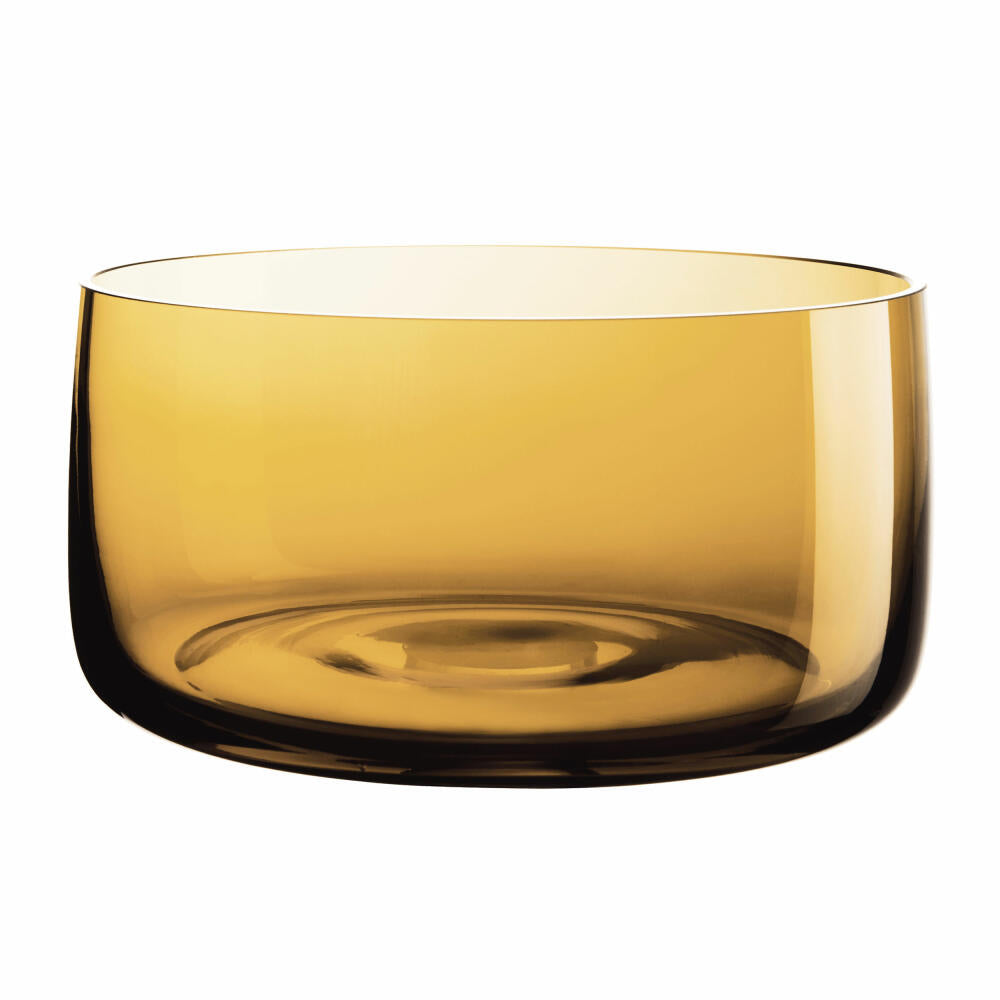 ASA Selection bowl Ajana Amber, decorative bowl, glass, yellow, 21.5 cm, 88143009