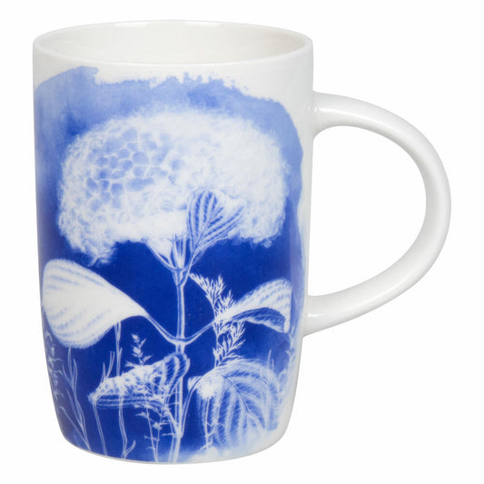 Könitz Becher Cyan Blue Hydrangea, Tasse, New Bone China, Blau, 540 ml, 11 7 269 2812