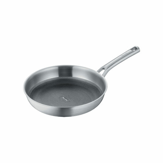 Berndes Tricion Resist frying pan, pan, 3-layer material, silver, 24 cm, 099208