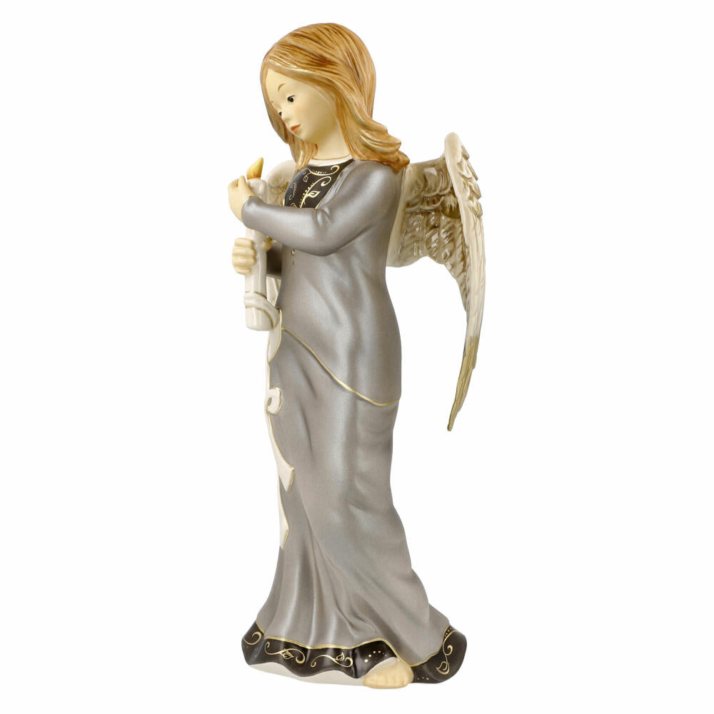 Goebel Guardian Angel Gloria - In the Shadow, Decorative Figure, Stoneware, Black, 28.5 cm, 41645061