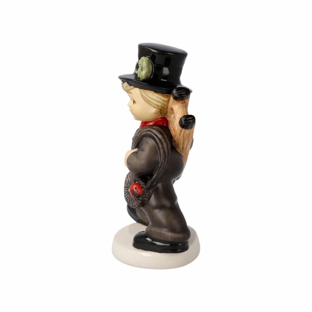 Goebel figure chimney sweep with clover leaf, lucky charm, decorative figure, stoneware, colorful, 12.5 cm, 10638361