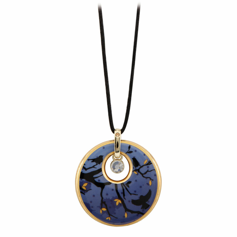 Goebel Necklace Elephant Night, Chain, Pendant, Jewelry, Porcelain, Blue, 5 cm, 70000631