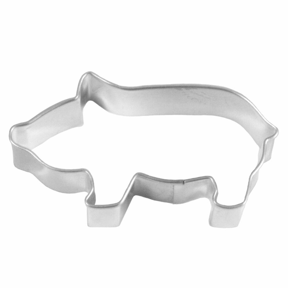 Birkmann Ausstechform Schwein, Ausstecher, Plätzchenform, Keks, Plätzchen, Weißblech, 7.5 cm, 121010