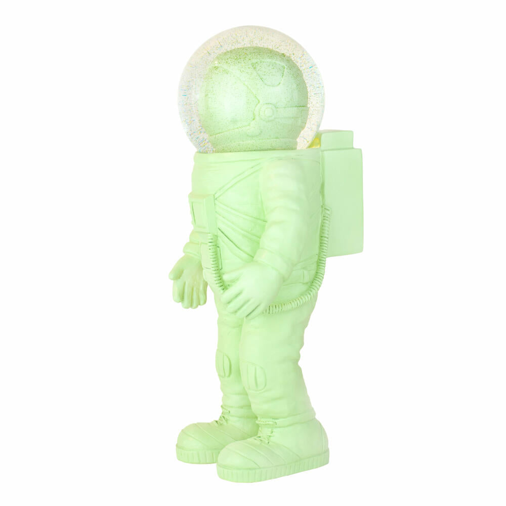 Donkey Products Summerglobe The Astronauts Giant, Glitter Ball, Snow Globe, Glass / Polyresin, Green, 30 cm, 360027