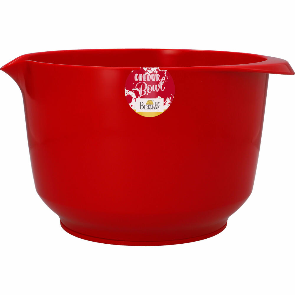 Birkmann Colour Bowl mixing and serving bowl, mixing bowl, bowl, melamine resin, red, 4 L, 708457