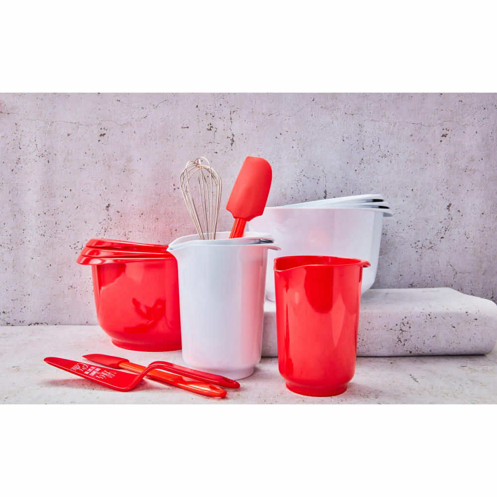 Birkmann Colour Bowl mixing and serving bowl, mixing bowl, bowl, melamine resin, red, 4 L, 708457