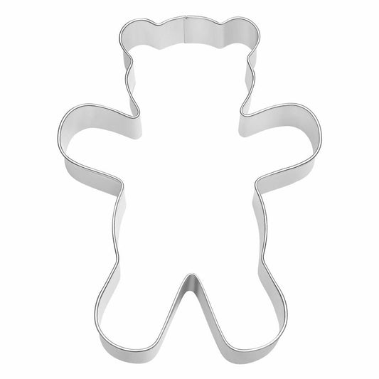 Birkmann AES Cookie Cutter Teddy Large, Cookie Cutter, Cookie Mold, Biscuit, Stainless Steel, 10 cm, 191136