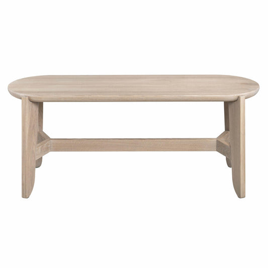 Blomus Sitzbank Eli Farbton Holz, Bank, Eiche, Weiß, 110 x 39 x 45 cm, 66510