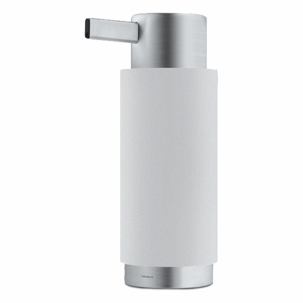 Blomus Ara soap dispenser, dispenser, soap, stainless steel matt, moon grey, Ø 6 cm, 68971
