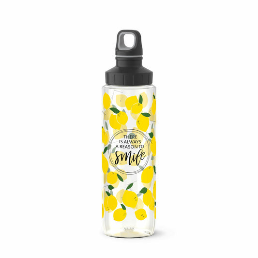 EMSA Drink2Go TRITAN drinking bottle Smile Lemons, water bottle, bottle, 0.7 L, N30313