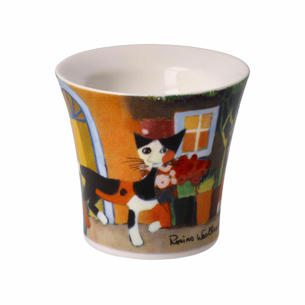 Goebel egg cups set of 2 Rosina Wachtmeister - Una bellissima giornata, New Bone China, colorful, 6 cm, 66861251