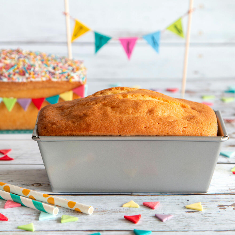 Städter KIDS baking pan Oskar the loaf pan Mini, cake pan, cake baking pan, baking pan, cake, metal, 15 x 8 cm, 972668