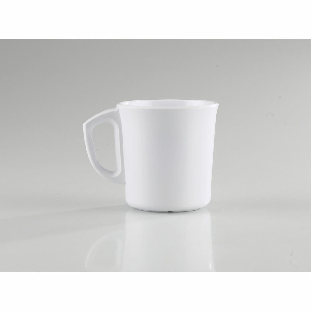 Rosti Becher Hamlet, drinking cup, cup, melamine, white, 190 ml, 23995