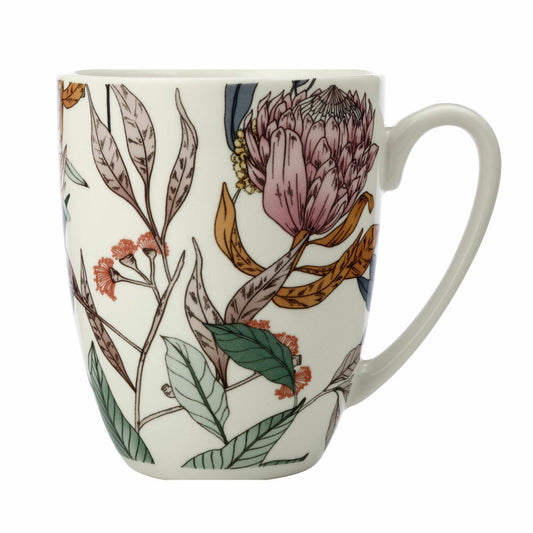 Maxwell & Williams Becher Waratah, Tasse, Kaffeetasse, Porzellan, Bunt, 420 cm, II0081