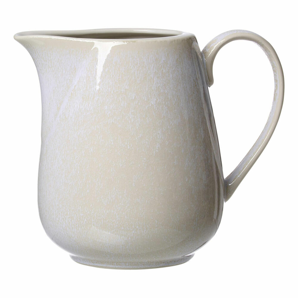 Ritzenhoff &amp; Breker Laredo jug, water jug, carafe, stoneware, cream, 1.2 L, 423457