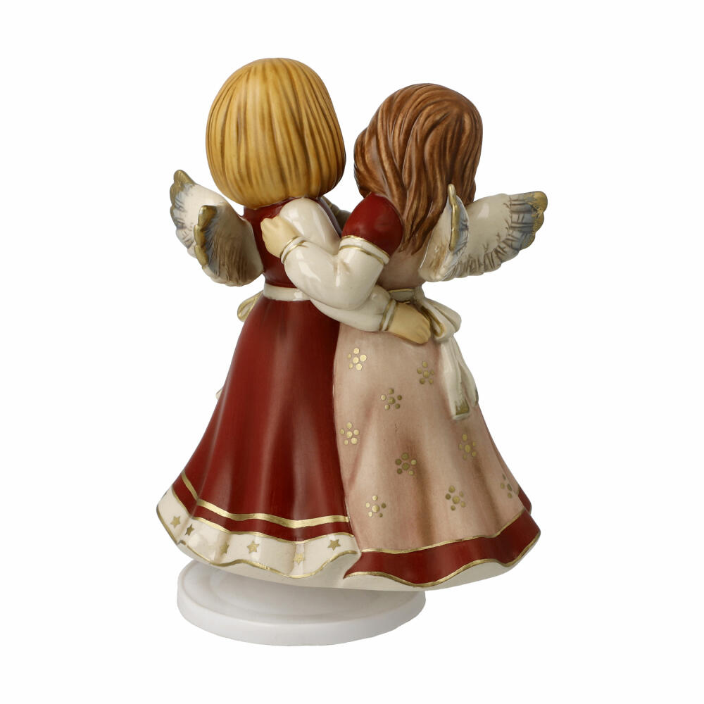 Goebel Angel Merry Christmas, with musical mechanism, stoneware, Bordeaux, 16 cm, 41686291