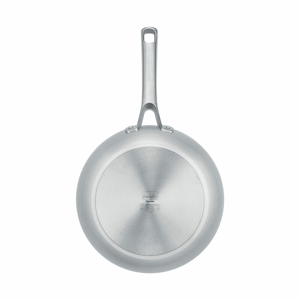 Berndes b.free frying pan, pan, suitable for induction, recycled aluminum, gray, Ø 28 cm, 0008630128