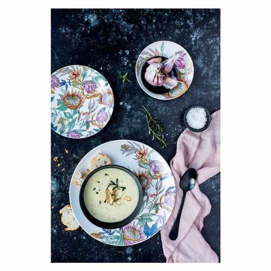 Maxwell & Williams Waratah bowl, cereal bowl, salad bowl, porcelain, colored, 16 cm, II0079