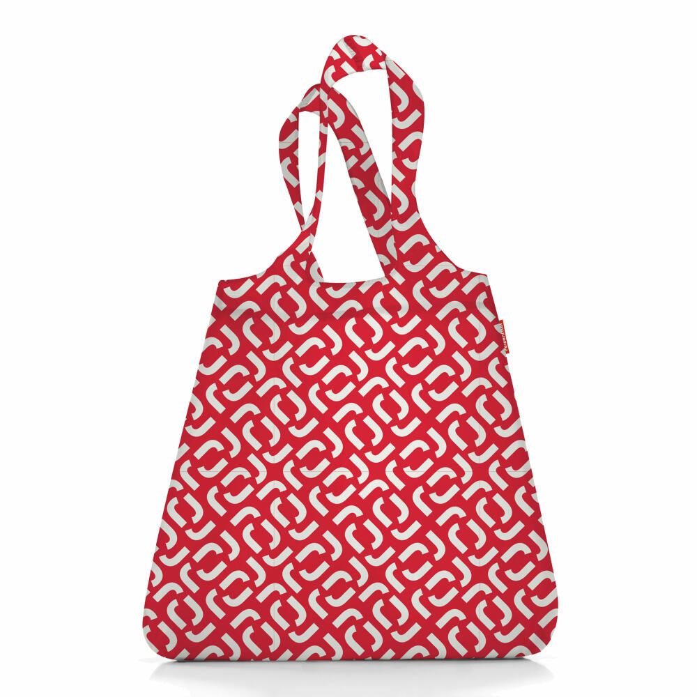 reisenthel mini maxi shopper, Einkaufstasche, Tragetasche, Einkaufsbeutel, Tasche, Polyestergewebe, Signature Red, 15 L, AT3070