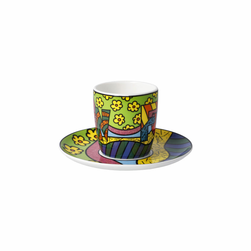 Goebel espresso cup Romero Britto - Fun, cup, mug, fine bone china, colorful, 100 ml, 66452861