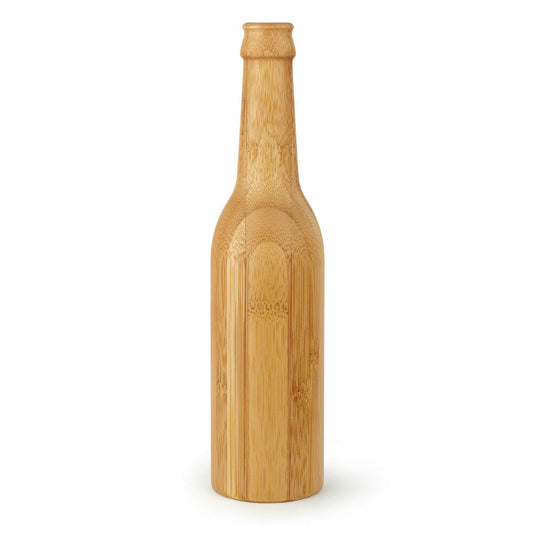 Donkey Products Bottle Opener Open Up! Lager, Capsule Lifter, Bamboo, Stainless Steel, Brown, 200597