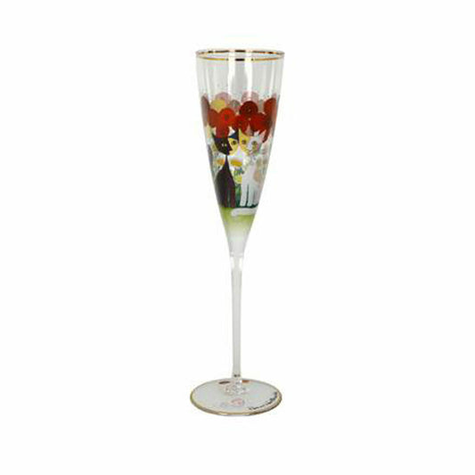 Goebel champagne glass Rosina Wachtmeister - Lestate in giardino, champagne glass, sparkling wine, glass, 66926451