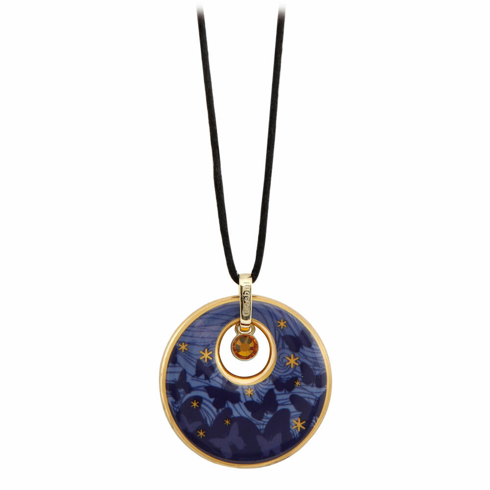 Goebel Necklace Elephant Night, Chain, Pendant, Jewelry, Porcelain, Blue, 5 cm, 70000631