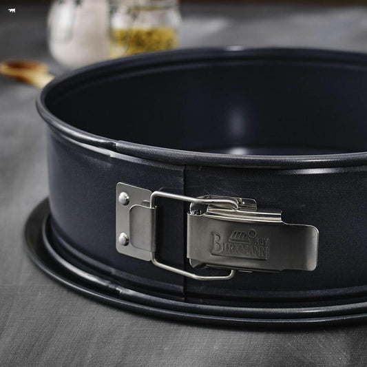 Birkmann Premium Baking Springform mit einem Boden, Spring Form, Kuchenform, Servierboden, Anithaft, 28 cm, 882027