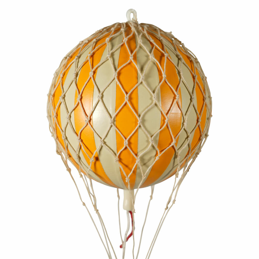 Authentic Models Hanging Decoration Floating in the Skies Orange Ivory, Balloon, Rattan / Paper / Plastic, AP160O