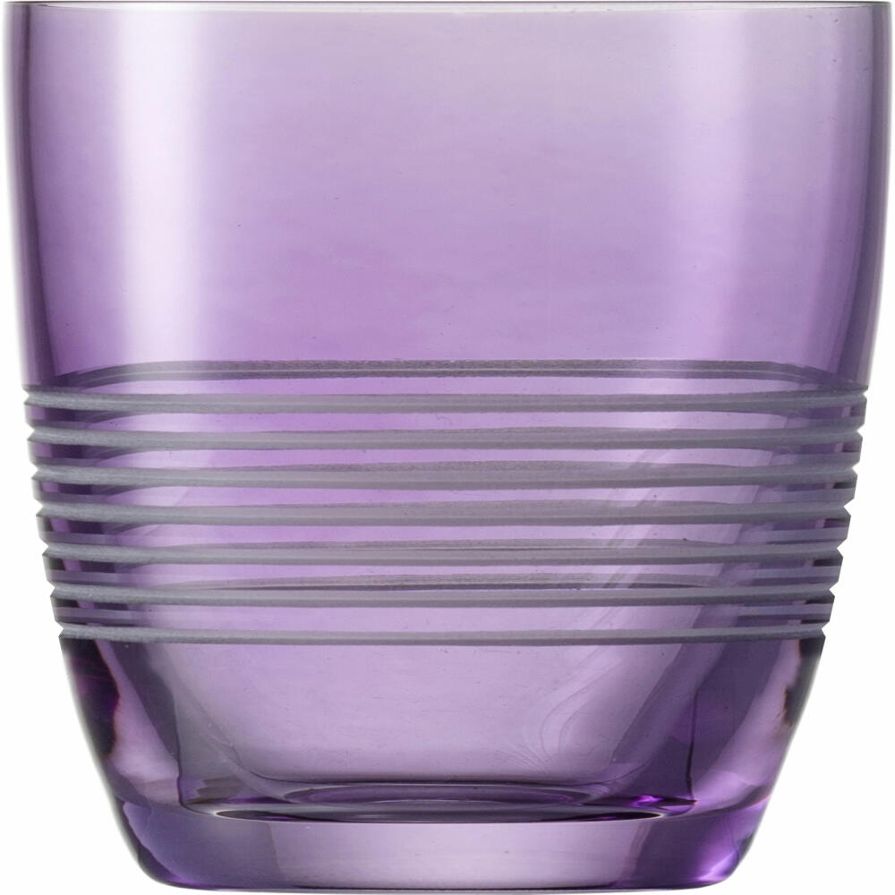 Eisch Becher Centro, water glass, drinking glass, water cup, crystal glass, plum, 390 ml, 70110415