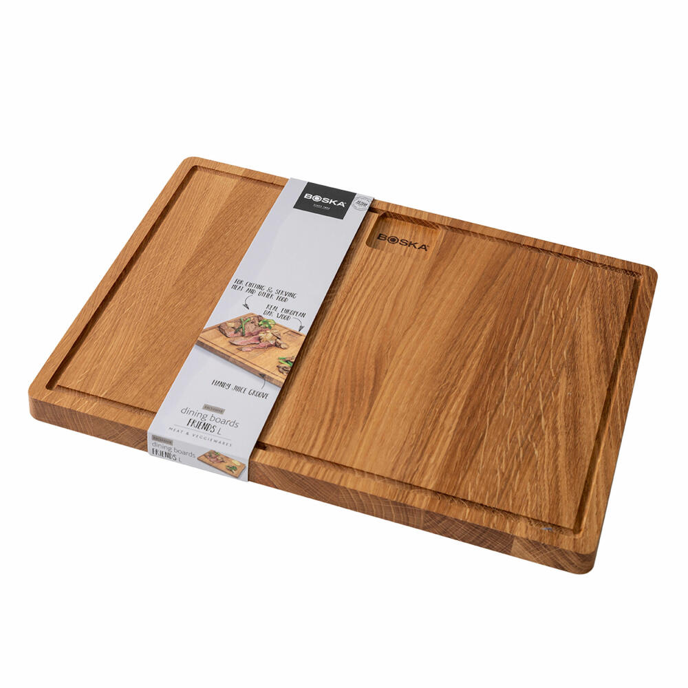 Boska serving board Friends L, dining board, oak wood, brown, 39 x 28 cm, 320052