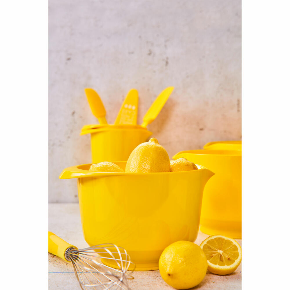 Birkmann Colour Bowl mixing and serving bowl, mixing bowl, bowl, melamine resin, yellow, 2 L, 708211