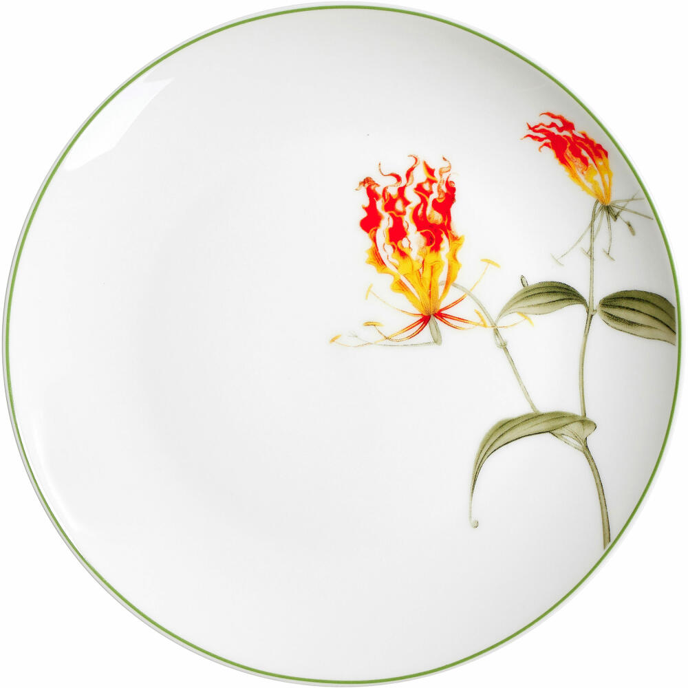 Ritzenhoff &amp; Breker dessert plate Flora, breakfast plate, cake plate, plate, porcelain, colored, Ø 20.5 cm, 426106