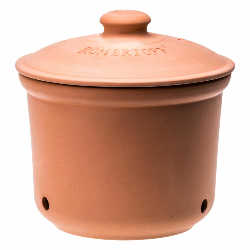 Römertopf storage pot onions, onion pot, storage container, for approx. 1.5 kg, natural clay, 41505