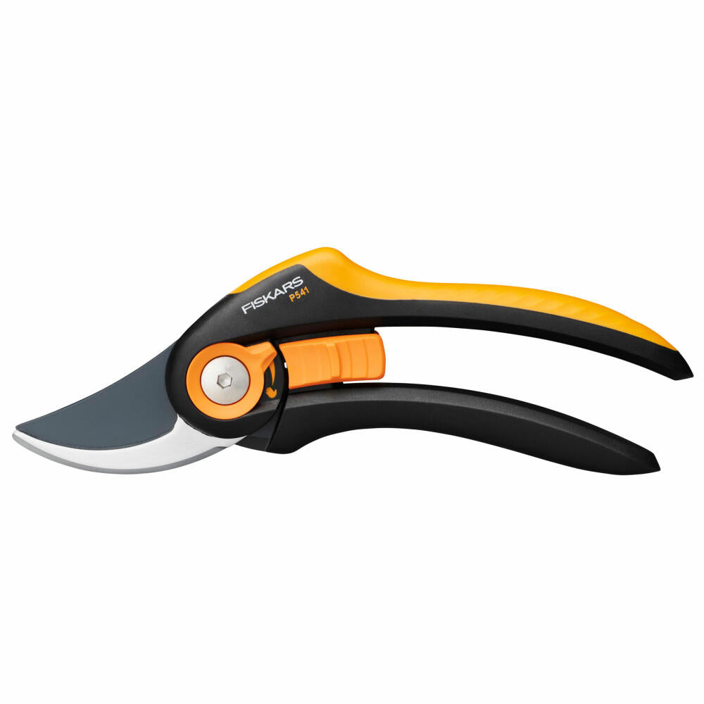 Fiskars Plus SmartFit Bypass-Gartenschere P541, Bypassschere, Zweigschere, Gartenwerkzeug, Stahl, FiberComp-Kunststoff, Orange, 1057169