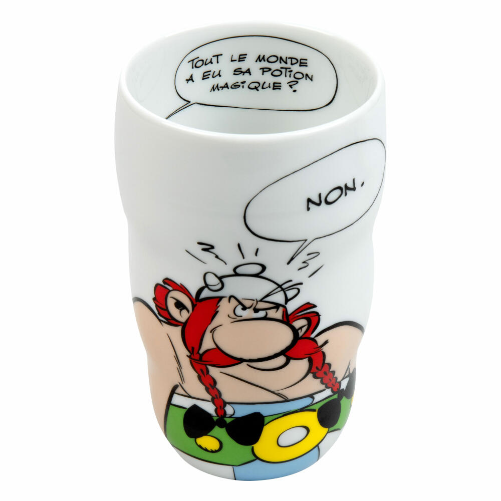 Könitz Grip Mug Obelix Potion Magique, doppelwandiger Becher, Porzellan, 350 ml, 11 1 136 2755