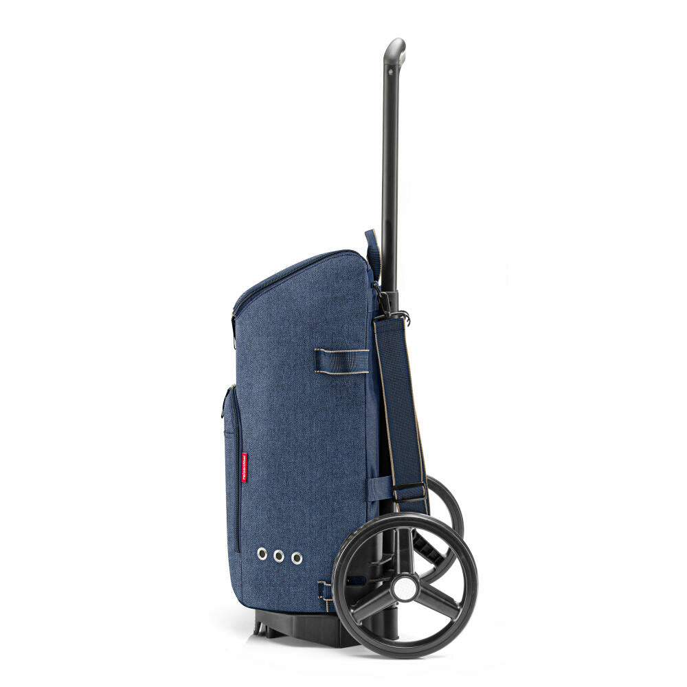 reisenthel citycruiser bag, Einkaufstasche, ohne Gestell, Herringbone Dark Blue, 45 L, DF4113