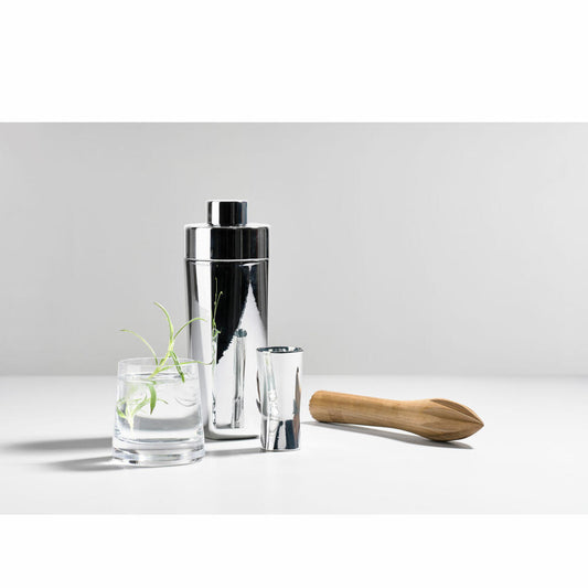Zone Denmark Shaker Rocks, Cocktailshaker, Cocktailmixer, Stahl / Kunststoff, Polished Steel, 400 ml, 332094