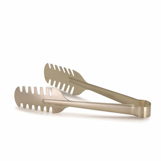 Comas Spaghetti Tongs Elegant PVD Champagne Satin, Pasta Gripper, Tongs, Stainless Steel Satin, 24 cm, 6773