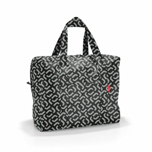 reisenthel mini maxi touringbag, Einkaufstasche, Reisetasche, Tragetasche, Polyestergewebe, Signature Black, 40 L, AD7054