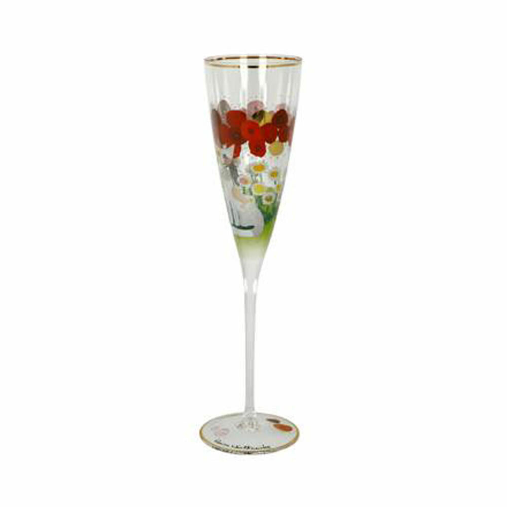 Goebel champagne glass Rosina Wachtmeister - Lestate in giardino, champagne glass, sparkling wine, glass, 66926451