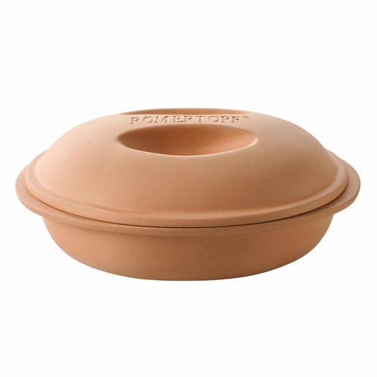 Römertopf roaster Veggie, clay roasting pot for up to 3 people, natural clay, 2.4 L, 213305