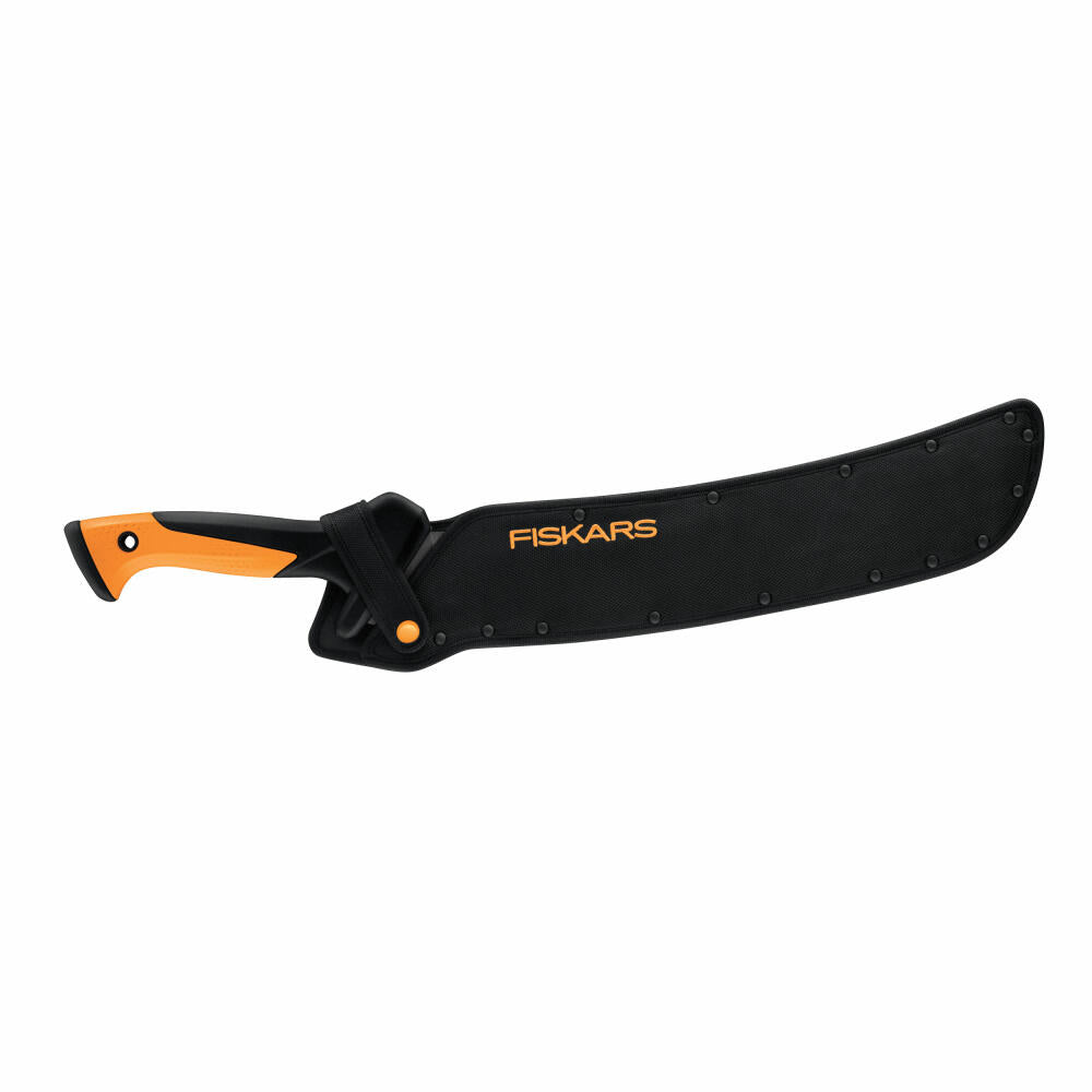 Fiskars Machete Solid CL-561, garden machete, steel, plastic, black, orange, 70 cm, 1051235