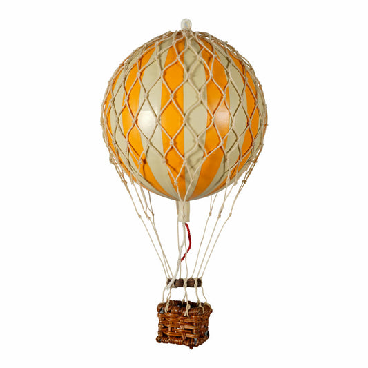 Authentic Models Hängedekoration Floating in the Skies Orange Ivory, Ballon, Rattan / Papier / Kunststoff, AP160O