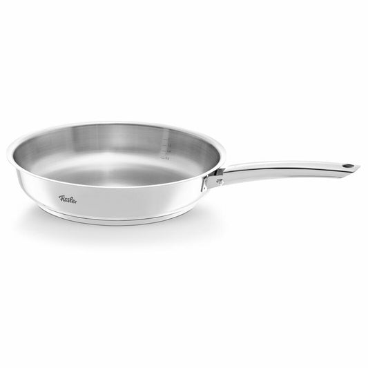 Fissler pan Steelux Pro Crispy, frying pan, stainless steel 18/10, silver, 28 cm, 121 402 28 100 0