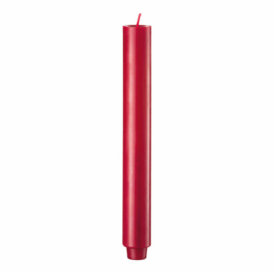 Engels Kerzen Original Stick Candle Cast, Stick Candle, Candlestick Candle, Table Candle, Paraffin, Cinnabar, Ø 3 cm, H 24 cm, 62003024200